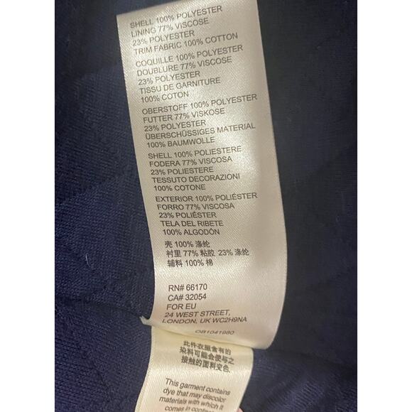 ANTHROPOLOGIE COAT BLUE CHENILLE TAPESTRY PARKA LONG JACKET BOHO OVERSIZED FALL - Picture 6 of 16